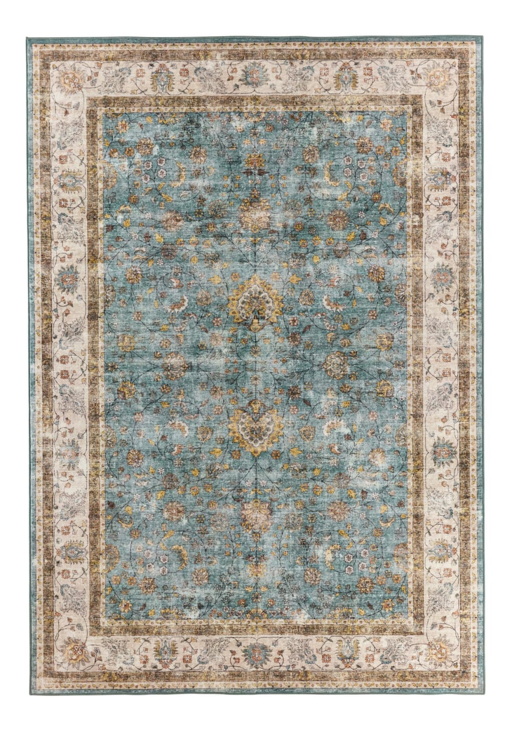 Tapis vintage oriental turquoise 160x220 cm