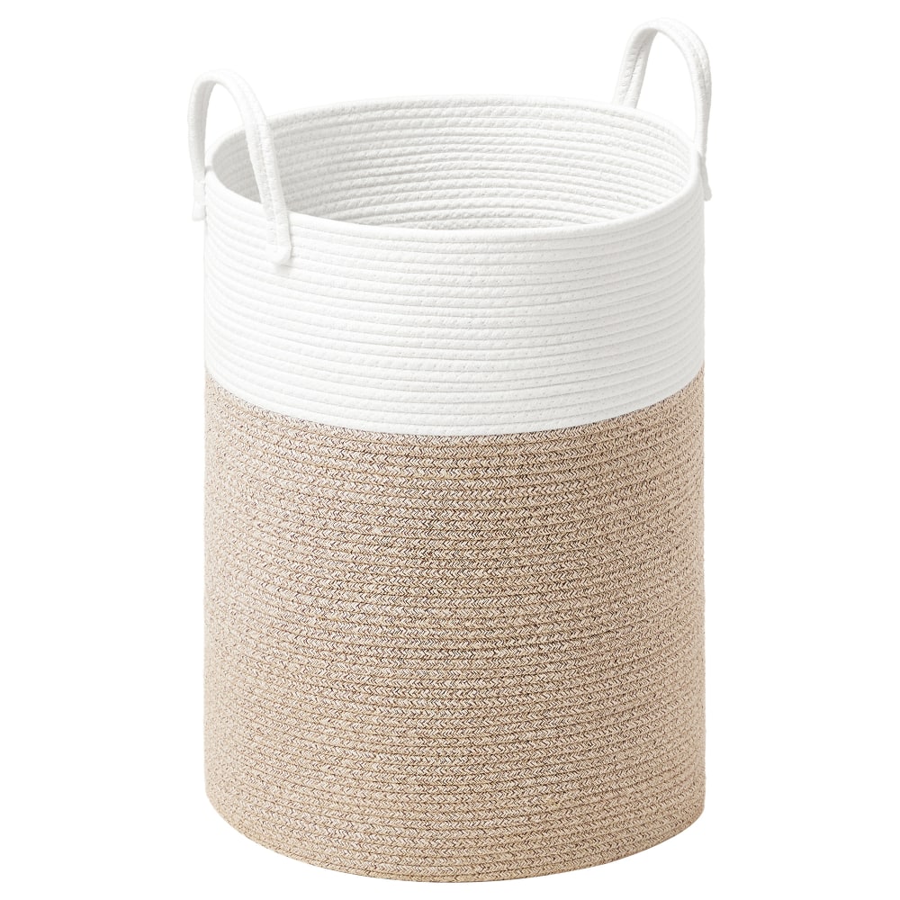 SONGMICS Cesto para Ropa Sucia, Blanco