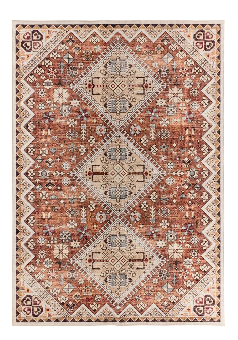 Tapis vintage beige 120x160 cm