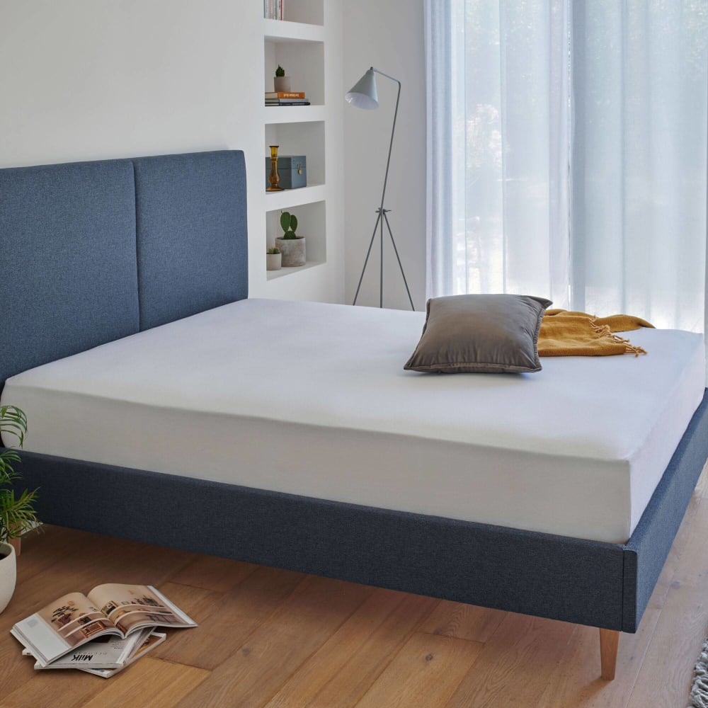 Protège matelas molleton imperméable coton bio 160 x 200 cm - Maisons du Monde