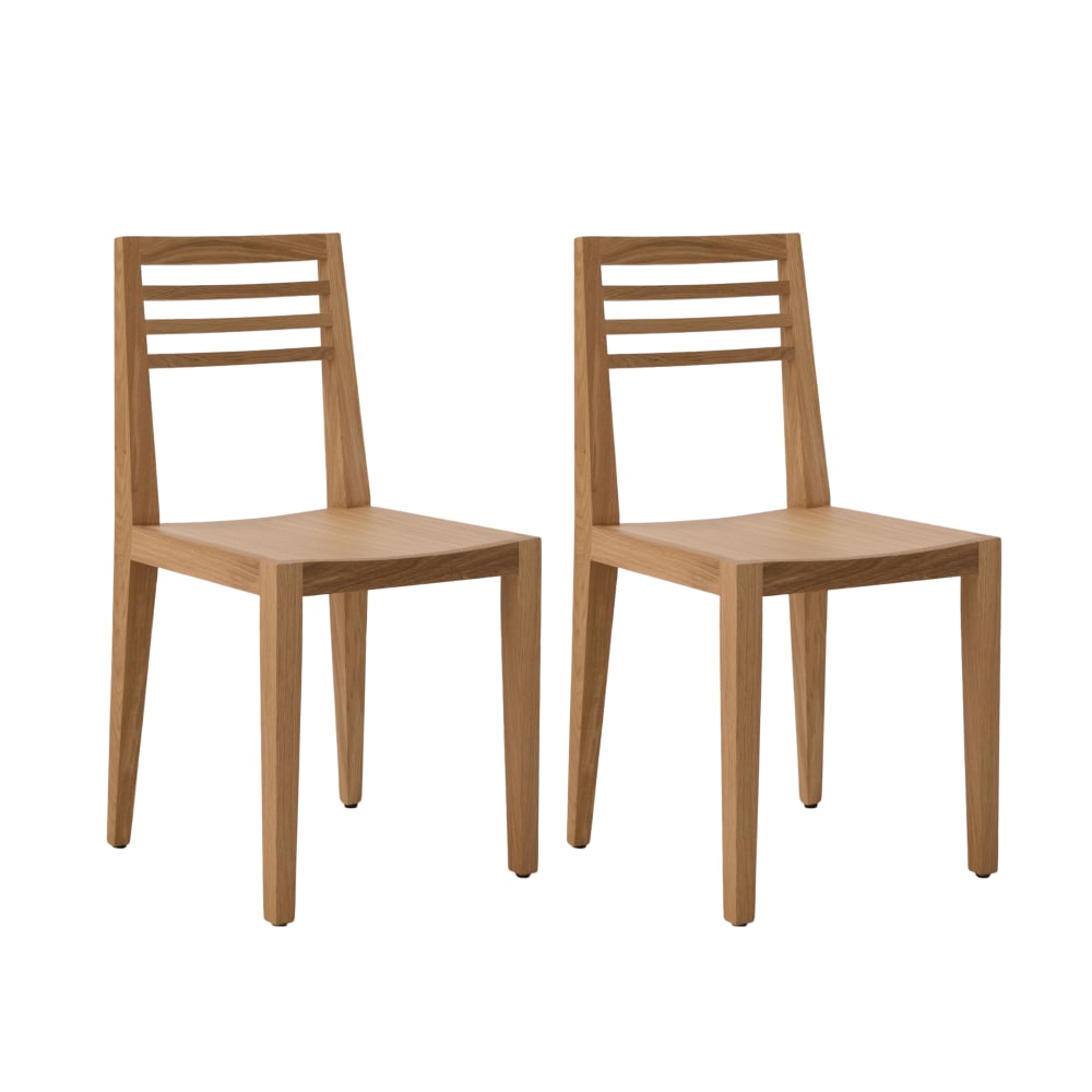 Lot de deux chaises h85