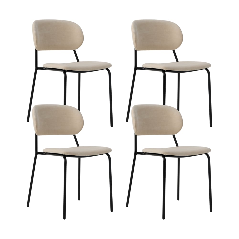 Lot de 4 chaises pieds