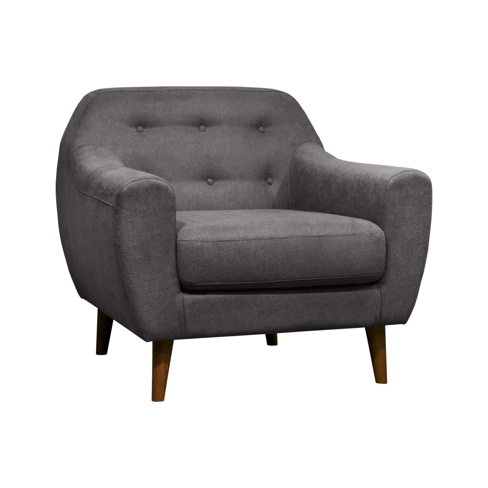 Fauteuil en tissu h78 gris foncé — Beyit