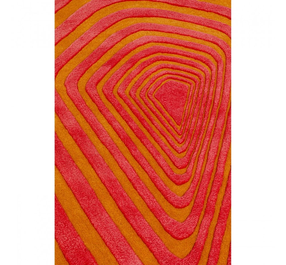 Tapis en laine orange et rose 240x170 — vue 4