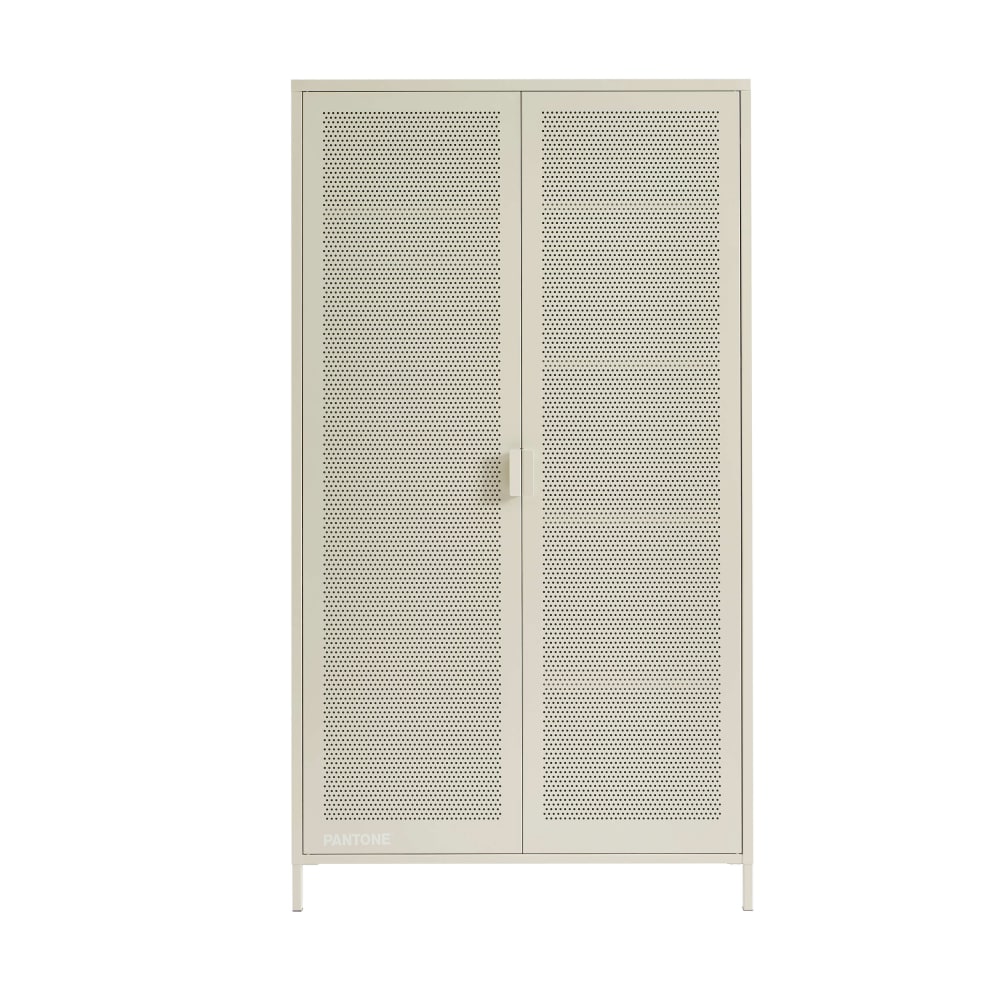 Armoire métal beige sable 2 portes
