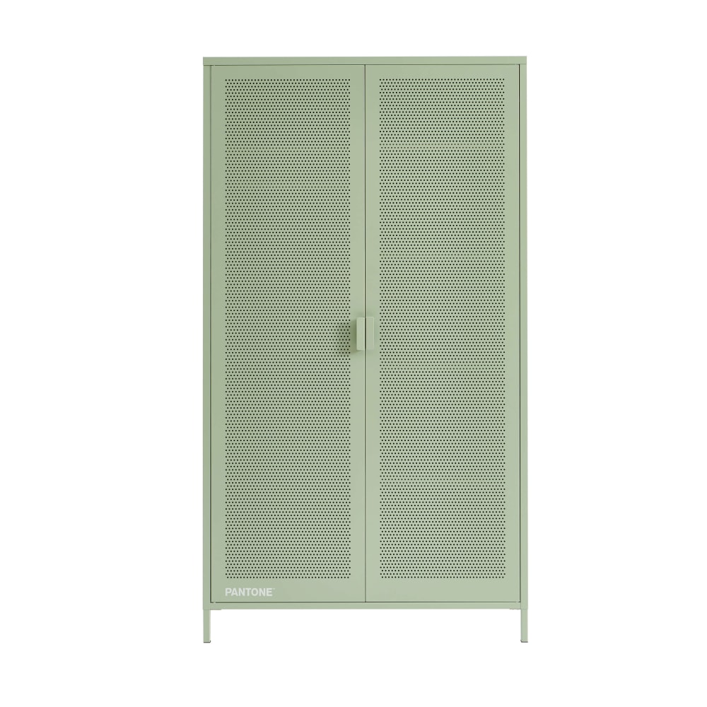 Armoire métal vert amande 2 portes