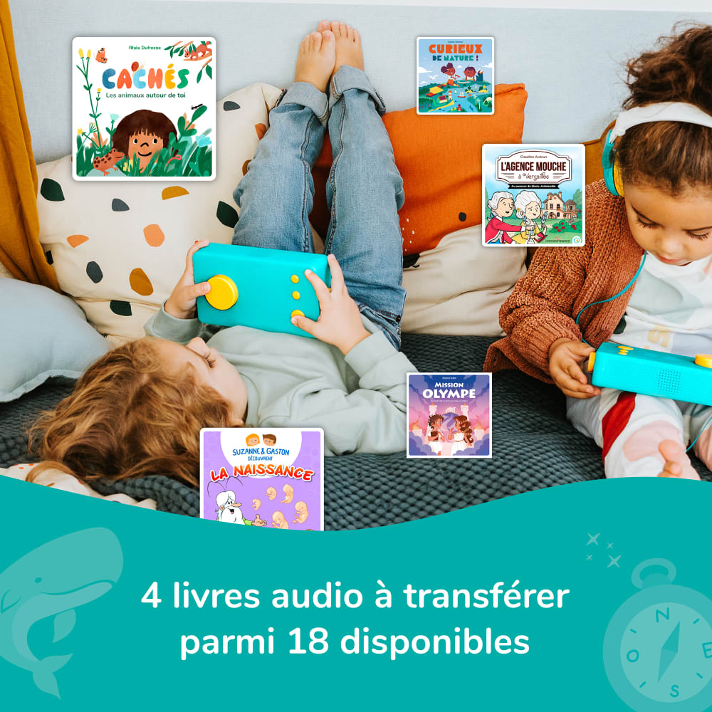 Coffret Apprendre en s’amusant – 4 livres audio