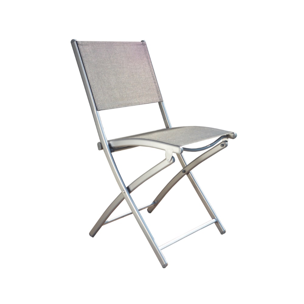 Lot de 4 chaises en acier