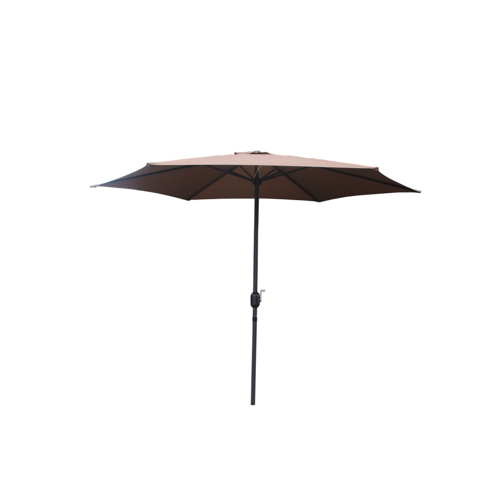 Parasol marron rond 2,94 x 2,94 m