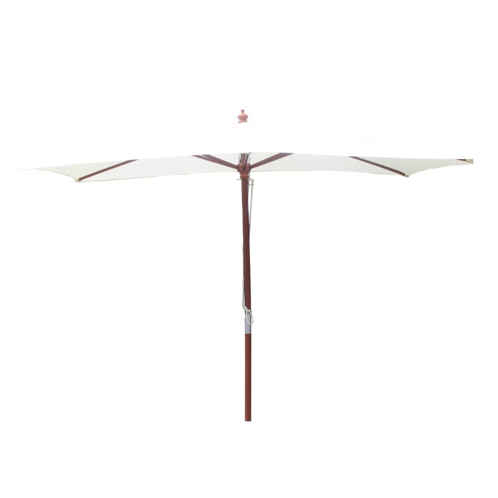 Parasol ecru rectangle 2,97 x 1,91 m