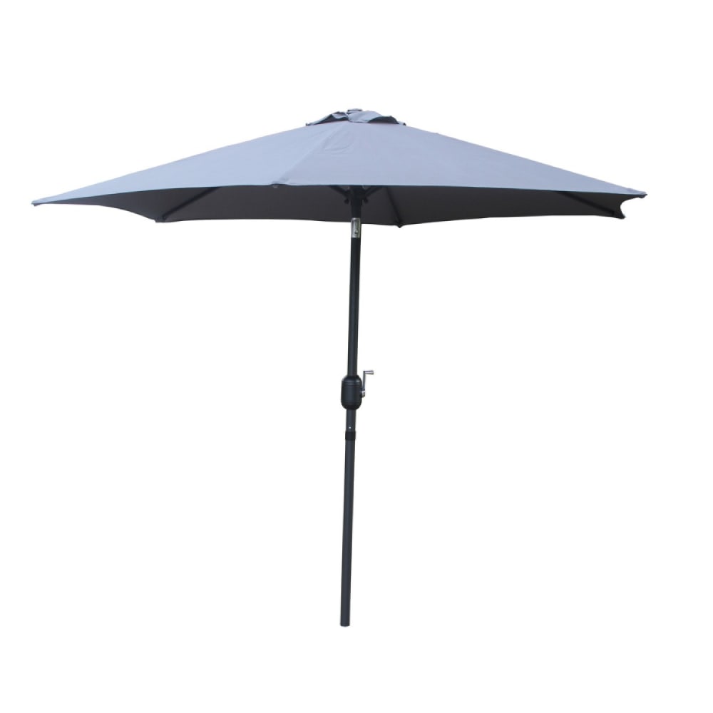 Parasol gris rond 2,5 x 2,5 m
