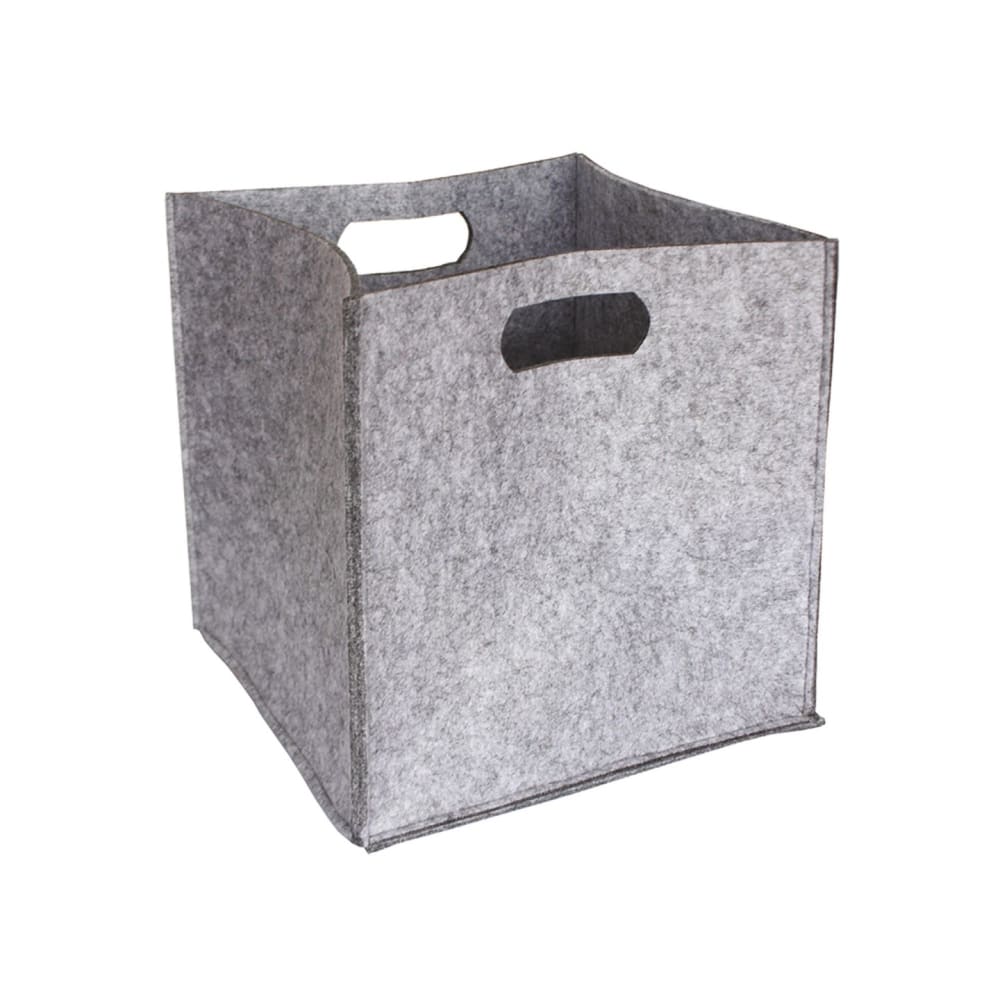 Box & beyond Aufbewahrungskorb mit hellgrauen Filzgriffen, 31 x 31 x 31 cm style modern - Vlies