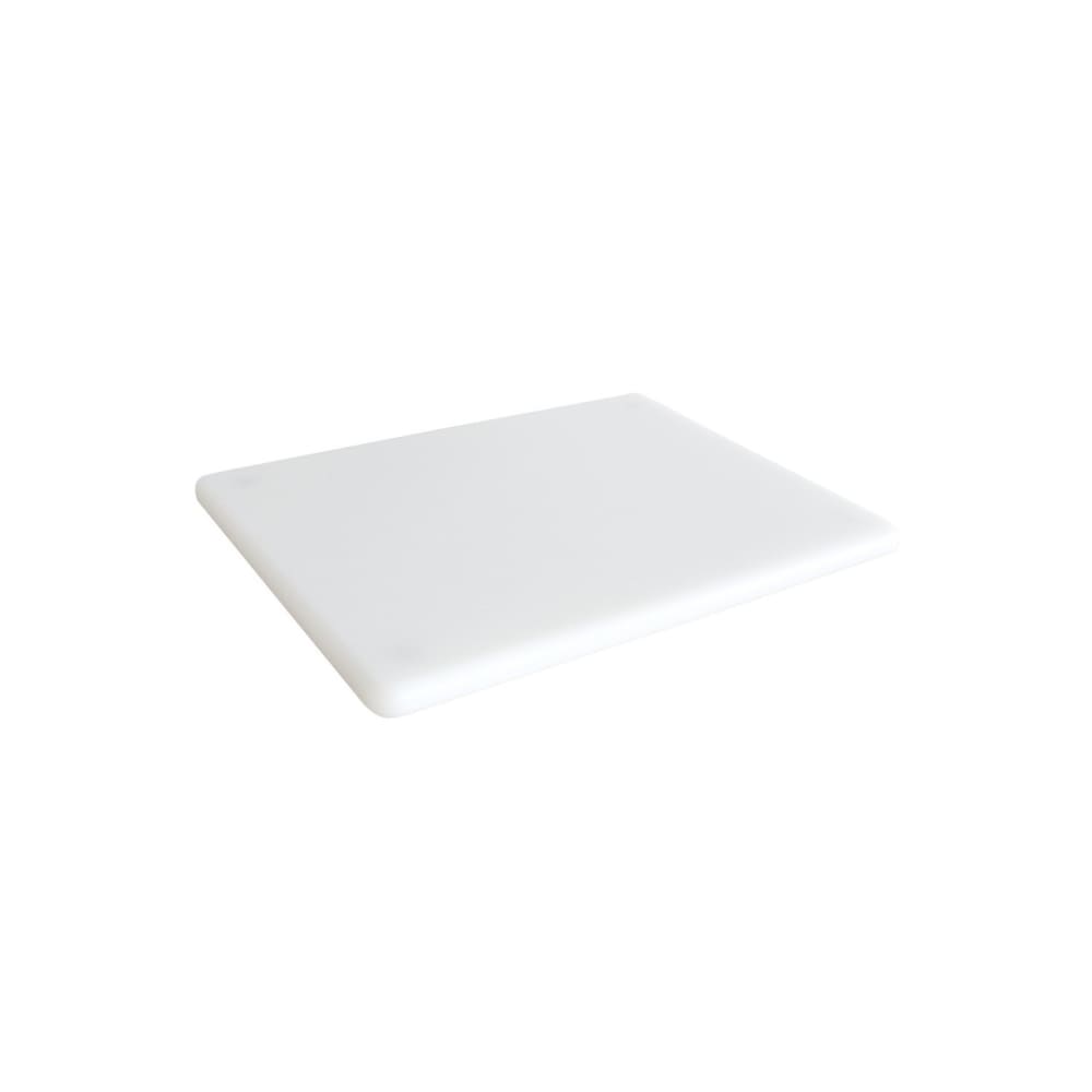 Planche à découper en plastique blanc 40 x 30 x 2 cm