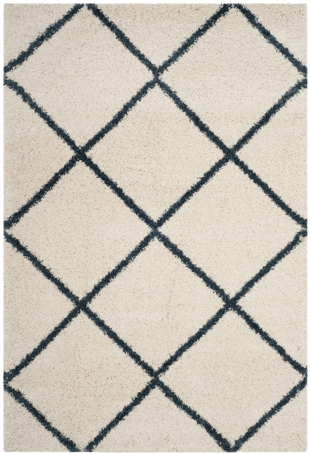Safavieh Polypropylen-Teppich in Weiß/Blau, 155 x 229 cm style classic chic Blau Pp - Polypropylen
