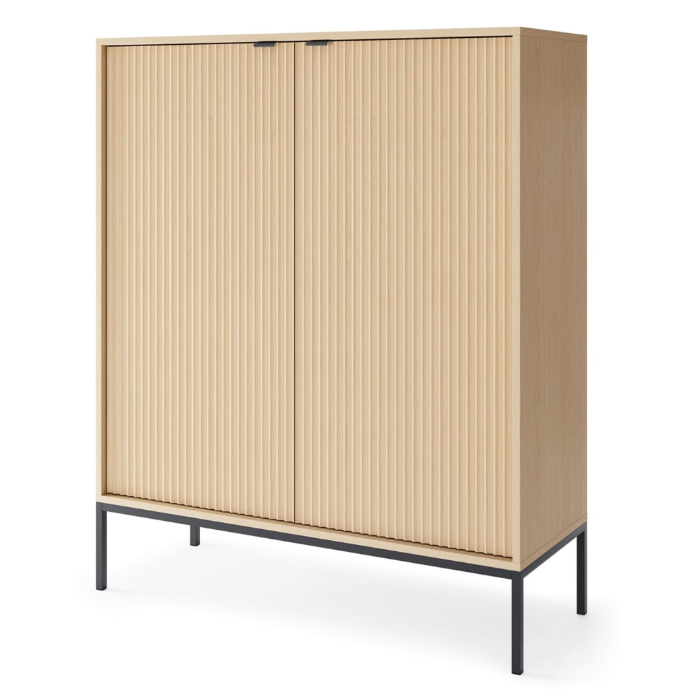 Buffet haut 2 portes - noirs