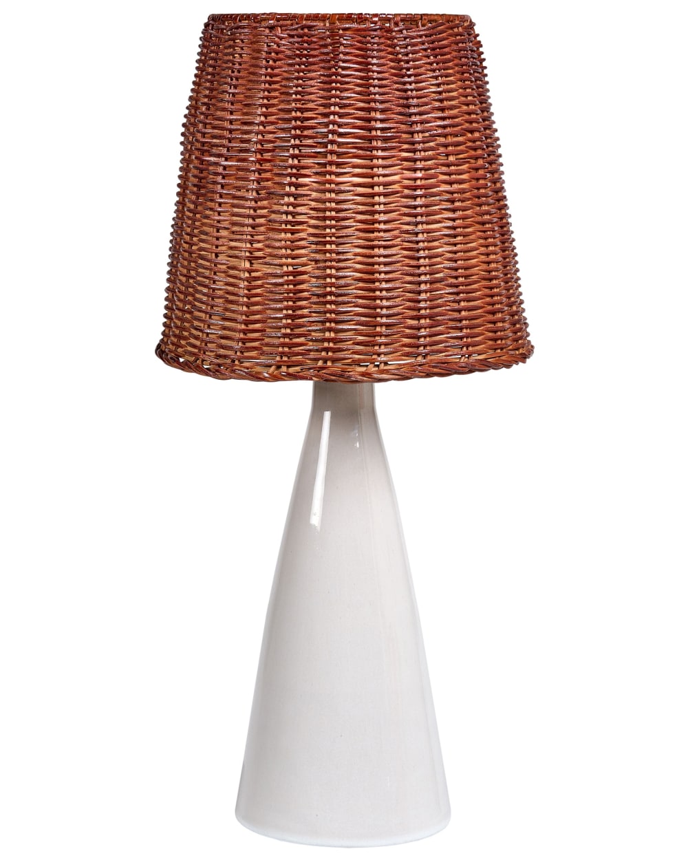 Lampe à poser céramique blanc