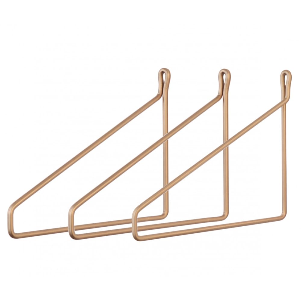 Lot de 3 equerre murale support metal pour etagere tablette en bois Lot de 3 equerre murale support metal pour etagere tablette en bois