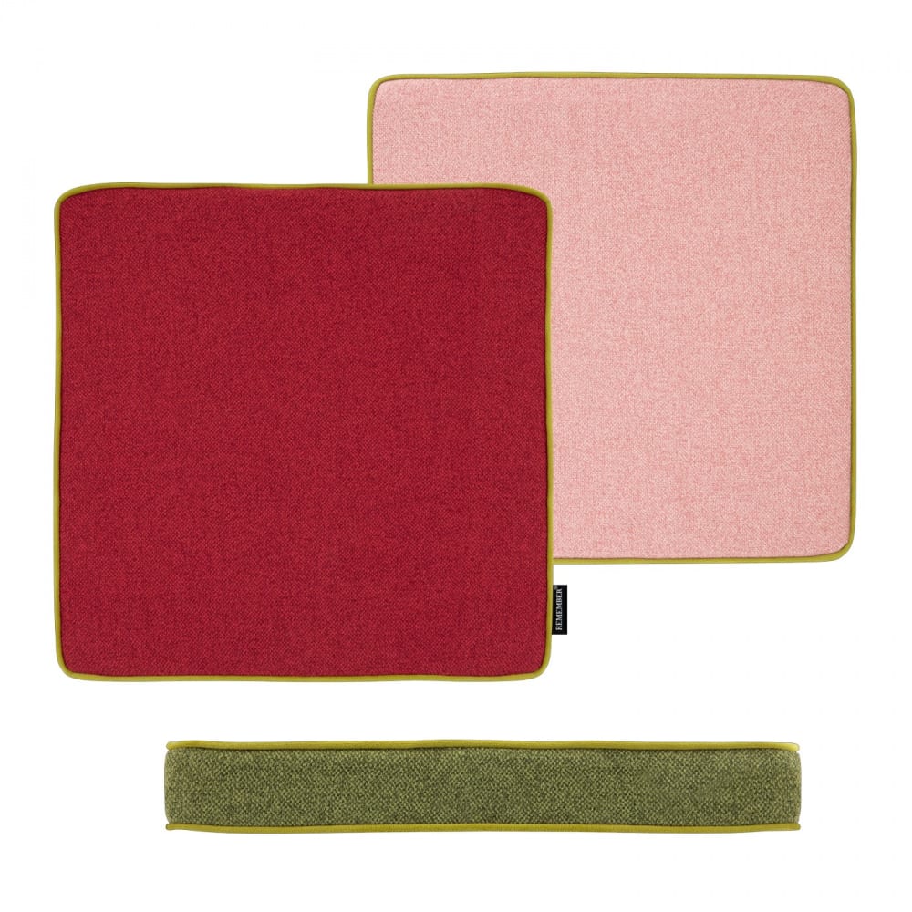 Coussin d'assise cranberry