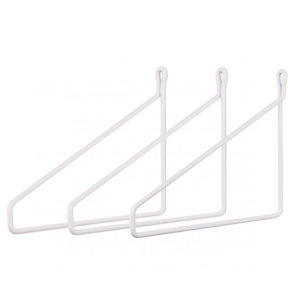 Lot de 3 equerre murale support metal pour etagere tablette en bois Lot de 3 equerre murale support metal pour etagere tablette en bois