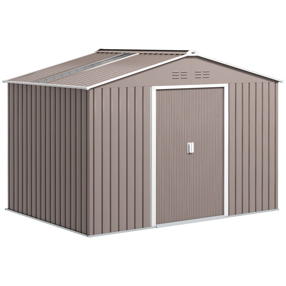 Abri de jardin 5,4 m² - gris clair