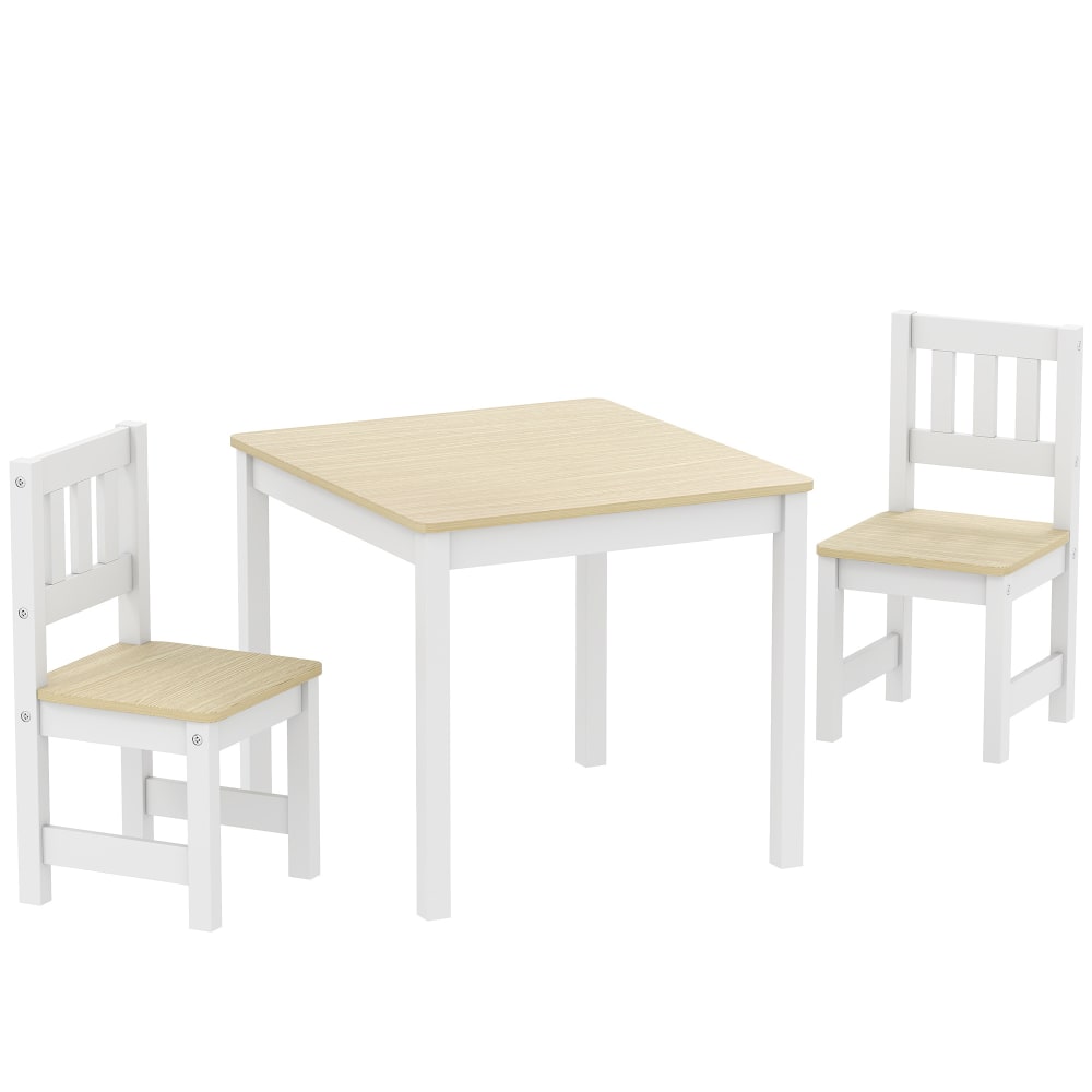 Table enfant avec 2 chaises - bois