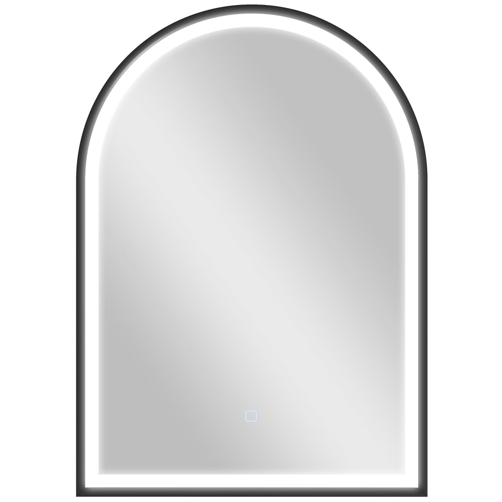 Homcom Badezimmerspiegel, antibeschlagen, schwarz Sicherheitsglas style modern - -