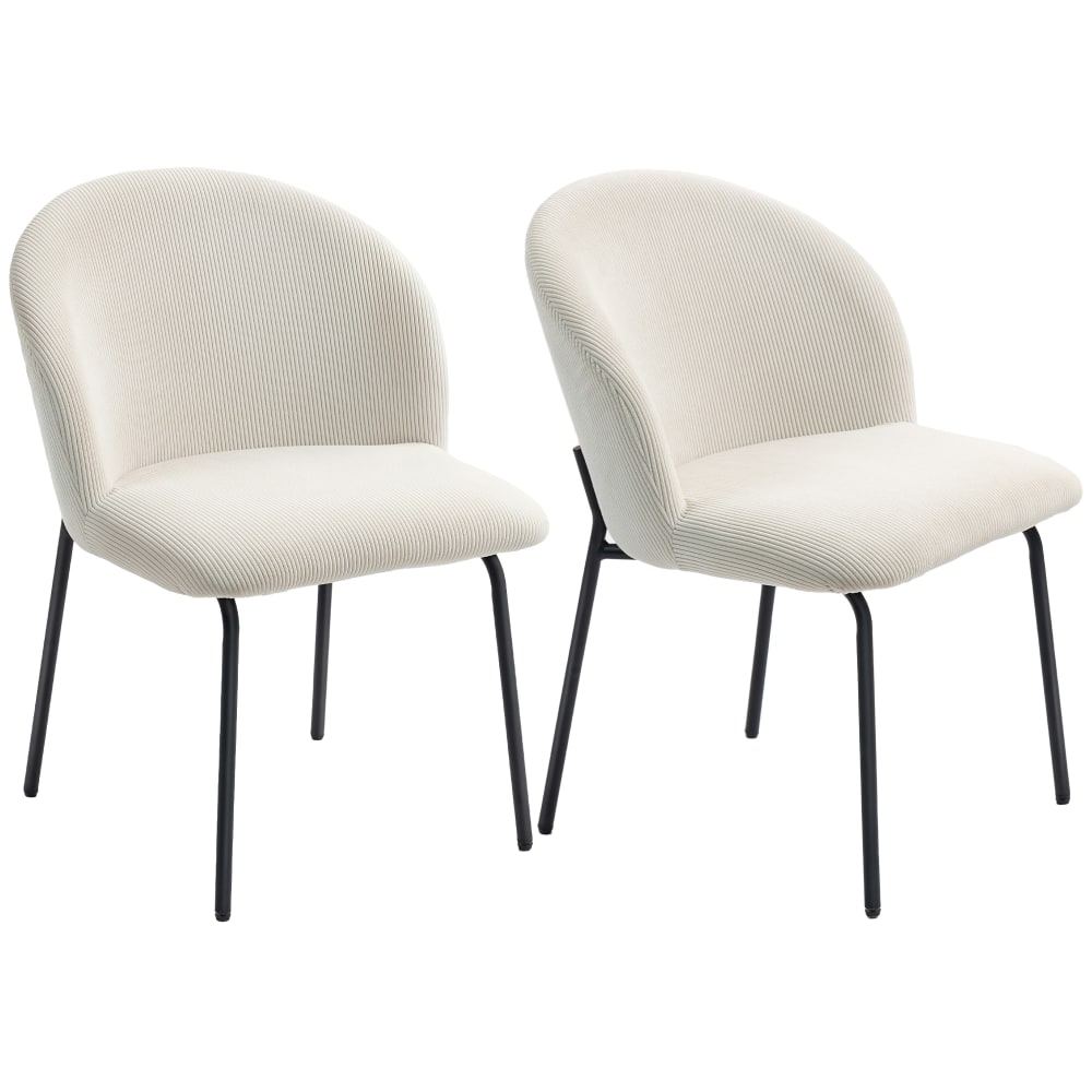 Lot de 2 chaises salle - dossier