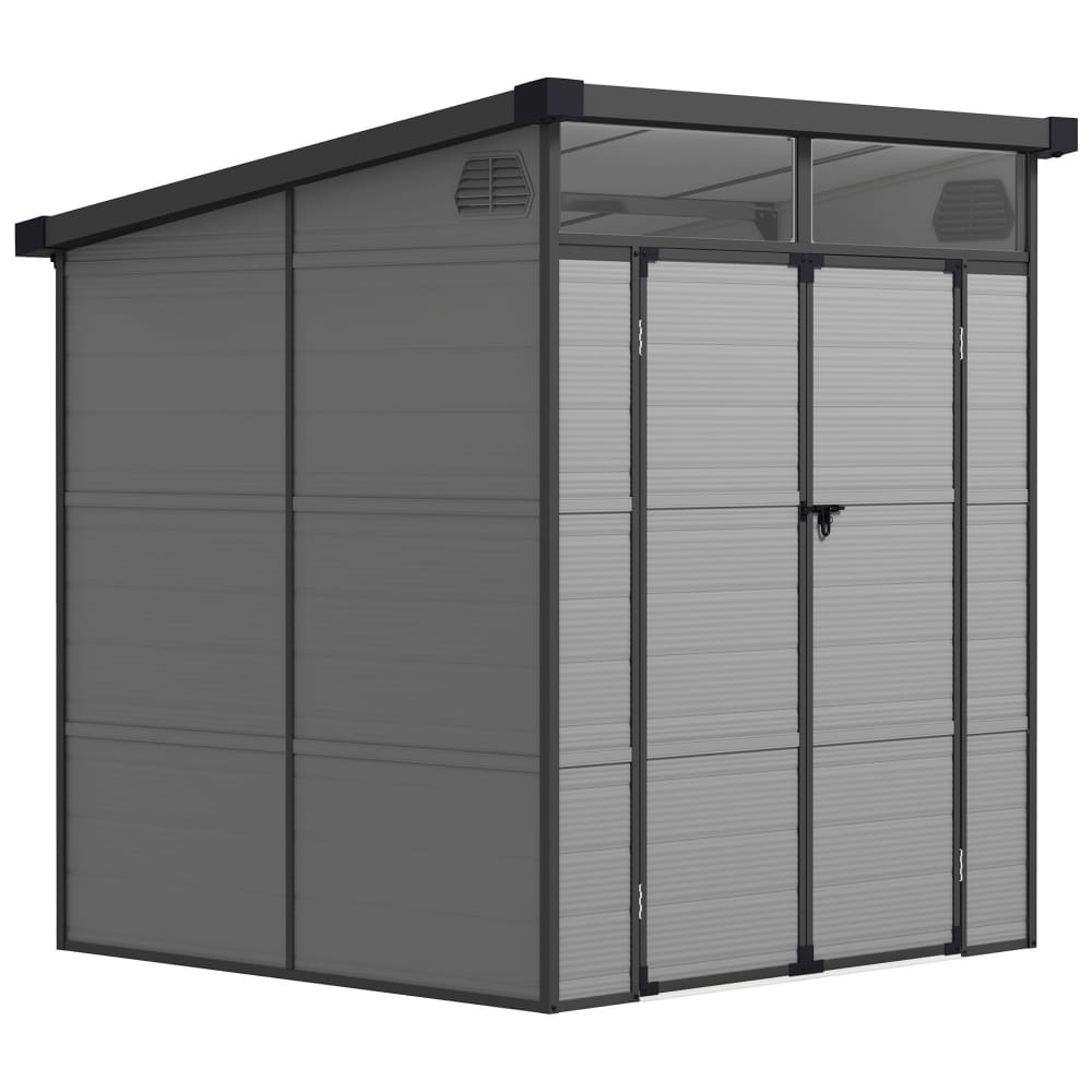 Abri de jardin double - gris