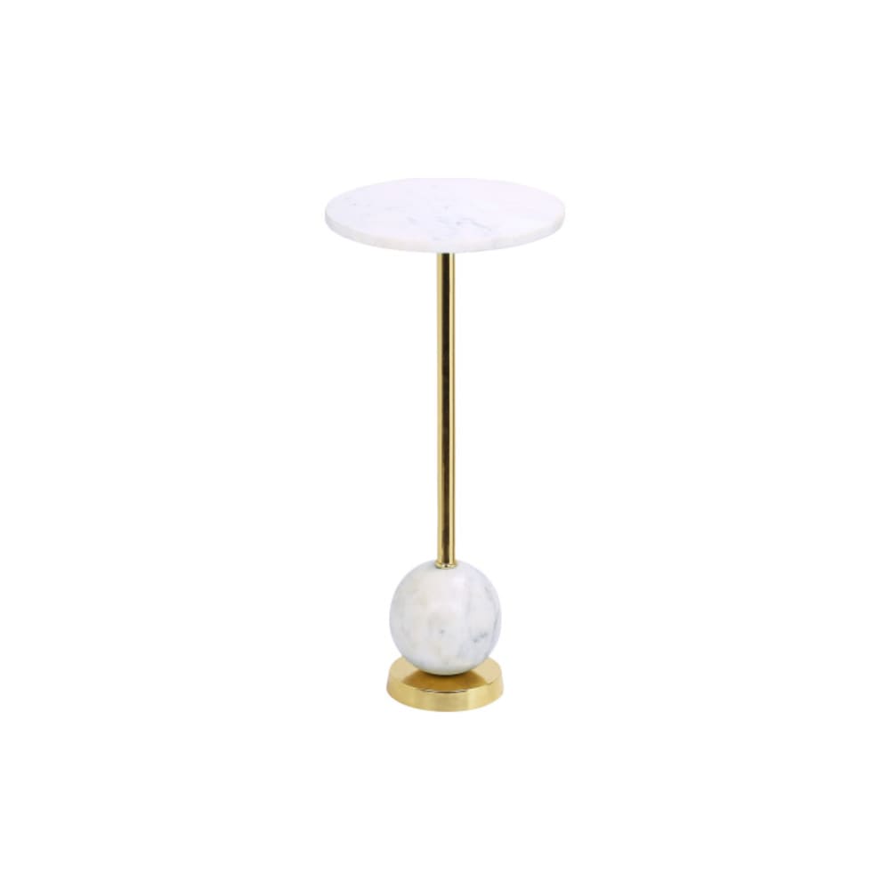 Table d'appoint en acier - laiton
