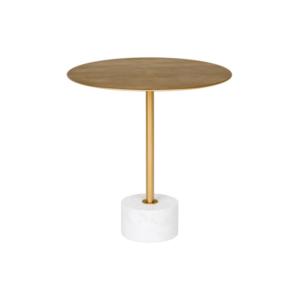 Table d'appoint en acier - laiton