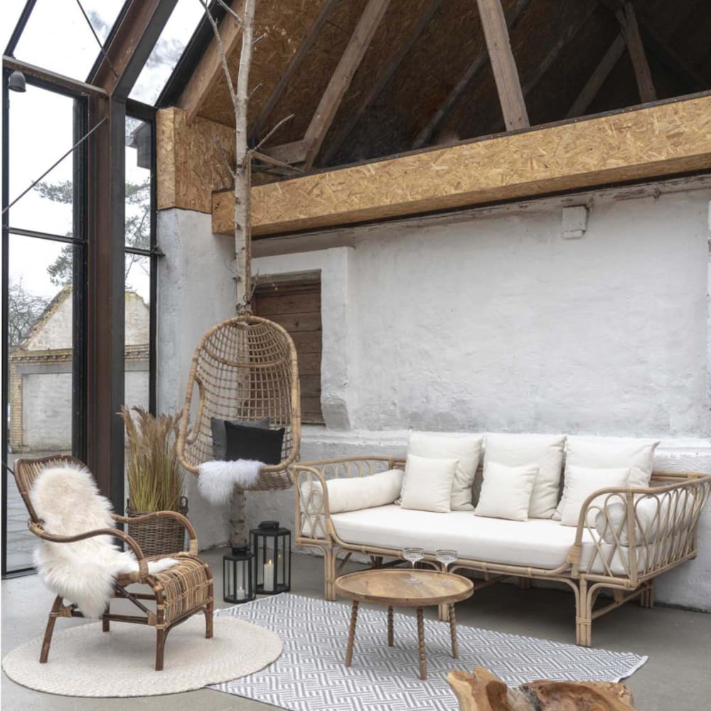 Couchtisch aus massivem Naturholz ø60 cm - Maisons Du Monde