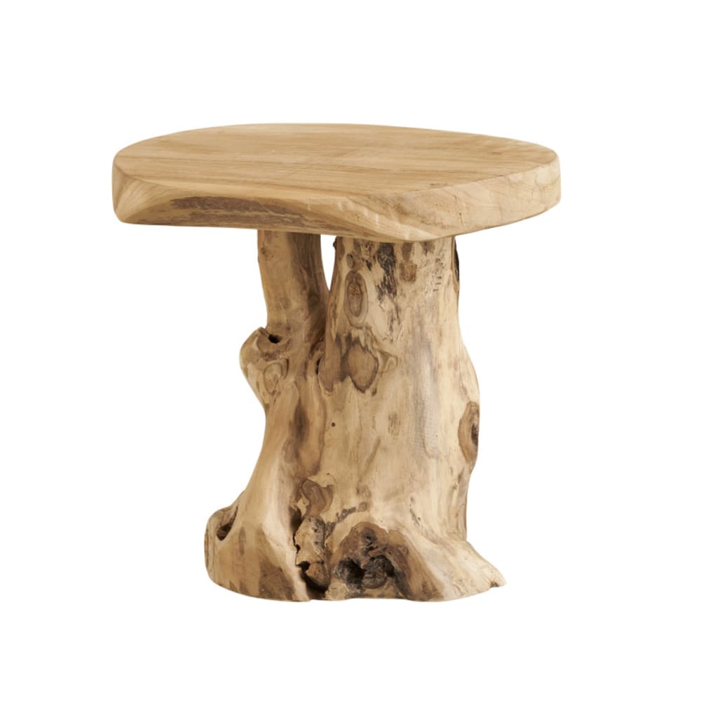Table d'appoint en teck - massif