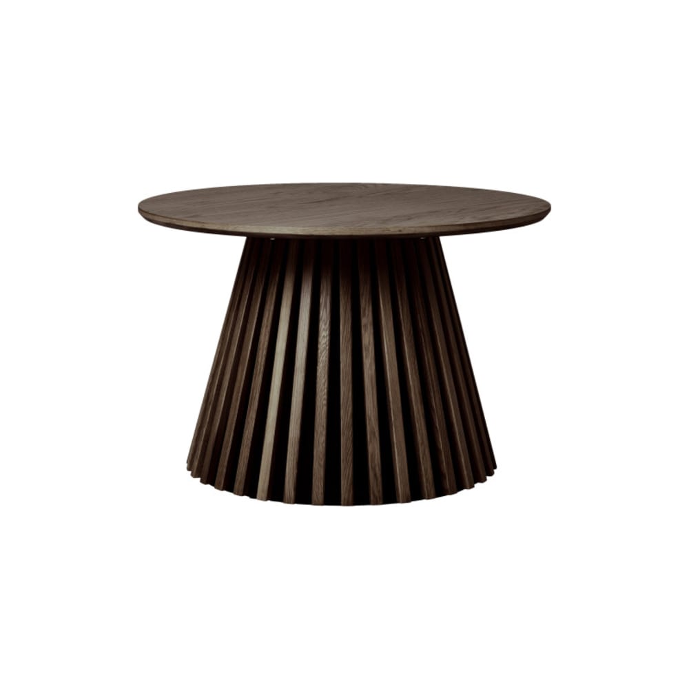 Table basse chêne fumé ø70 cm