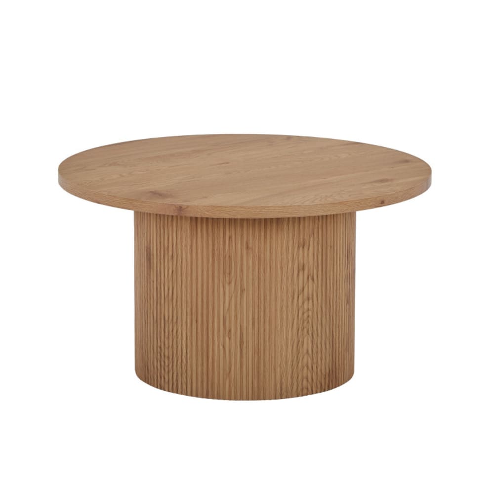 MIDO- Table basse ø80 cm naturelle