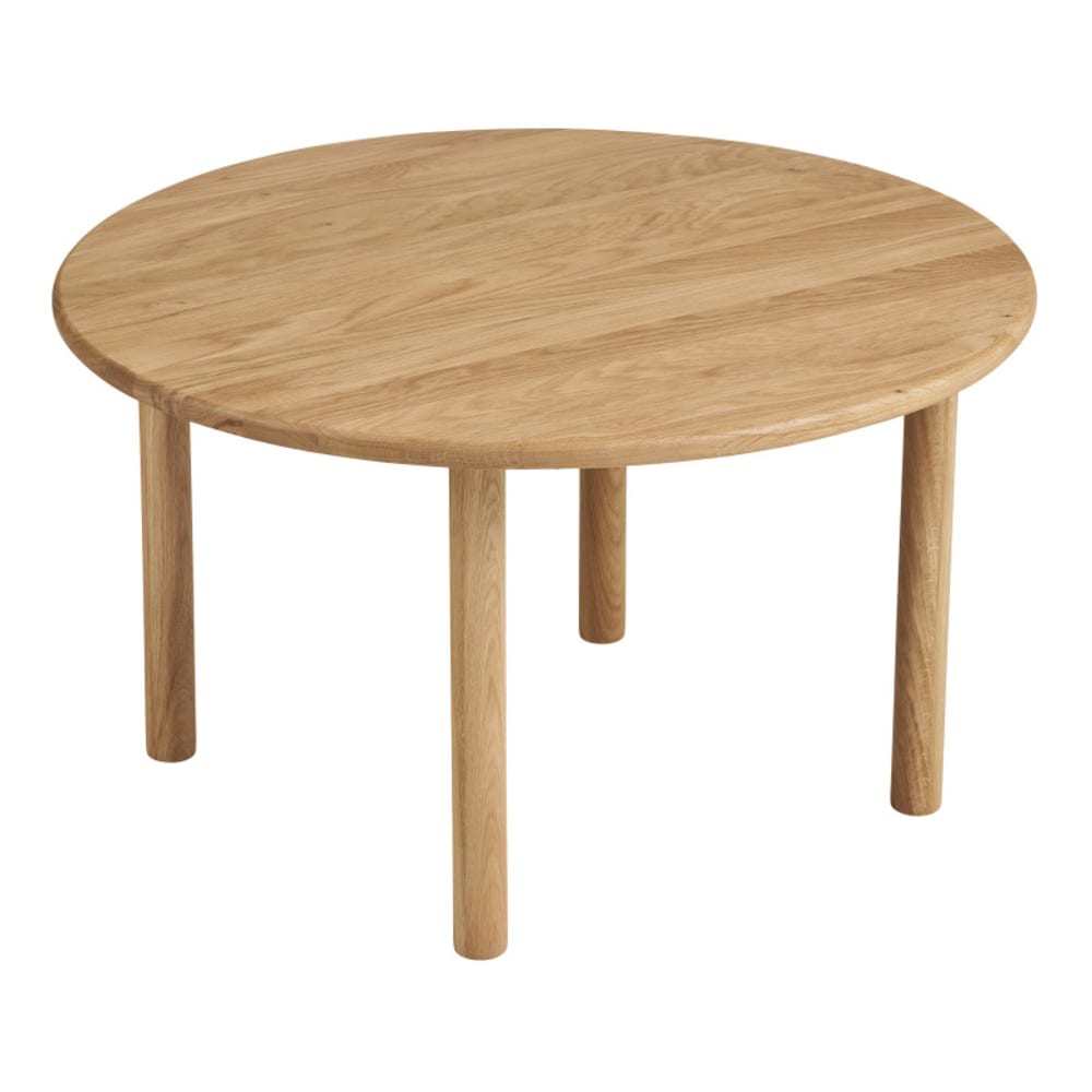 JUR- Table basse en chêne massif nature, ø70 cm