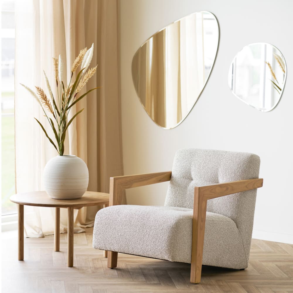 Couchtisch aus massiver Eiche natur ø70 cm - Maisons Du Monde