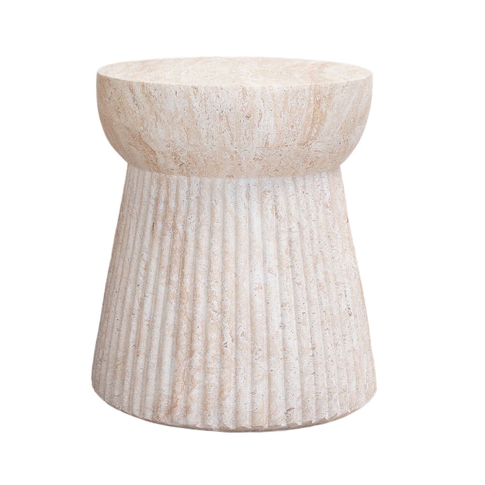 Table d'appoint ton pierre