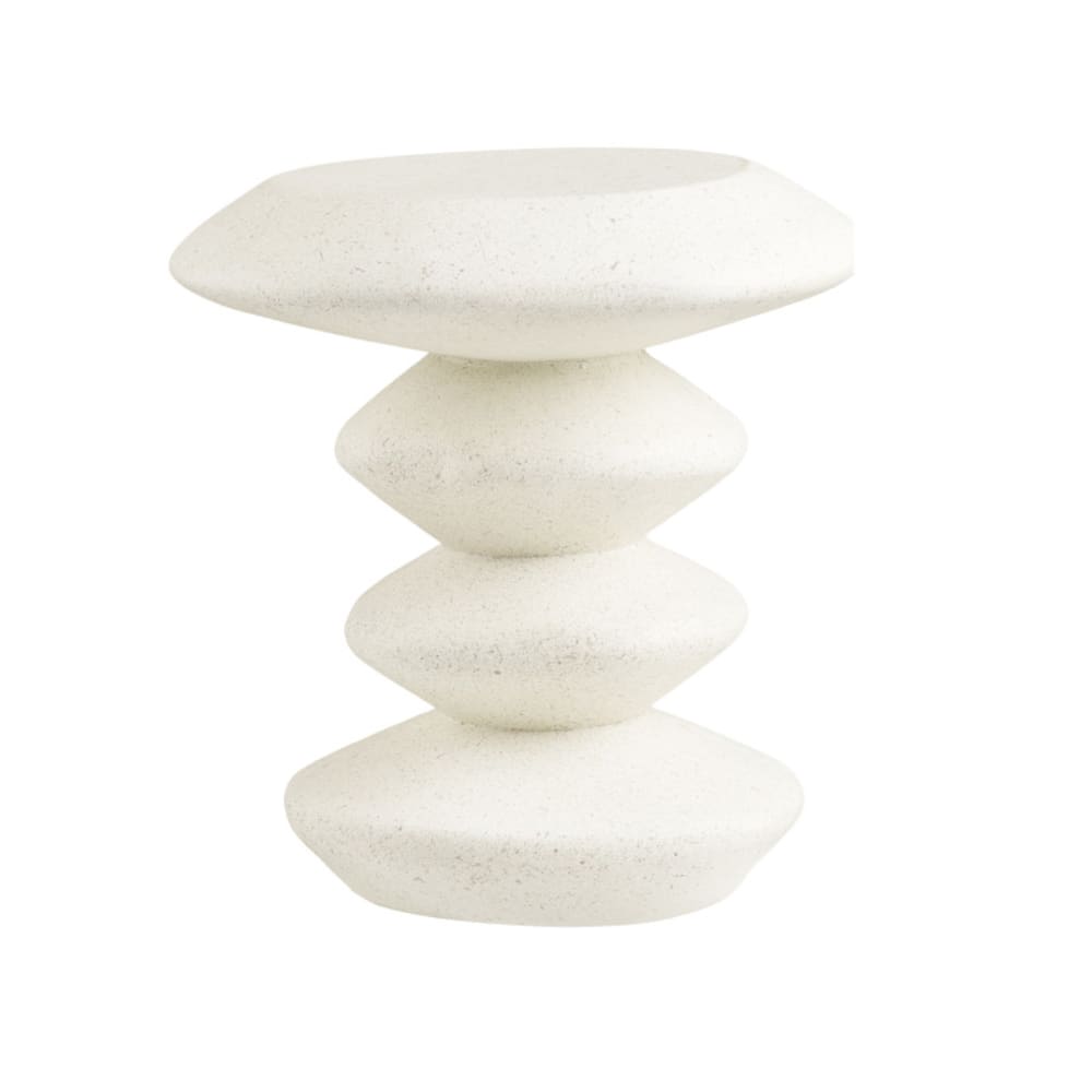 Table d'appoint ton pierre