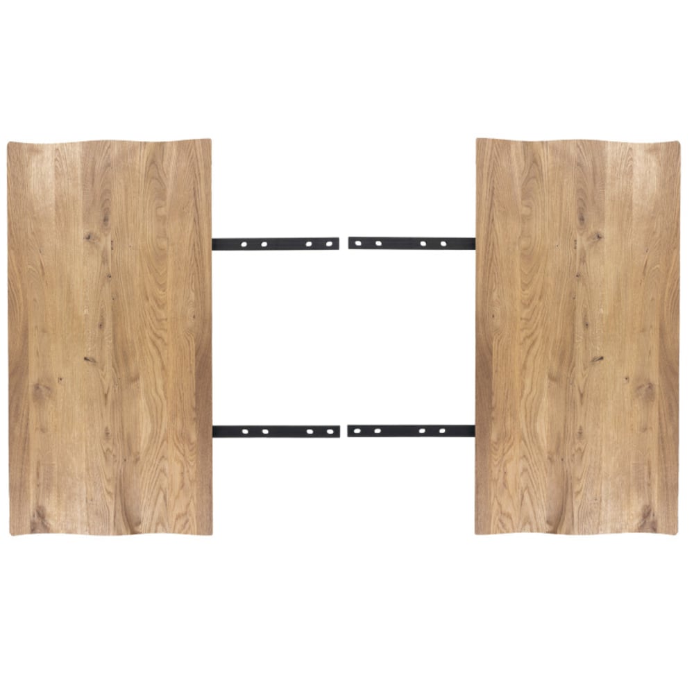 Lot de rallonges (2x50cm) chêne pour tables 140/200/240 cm