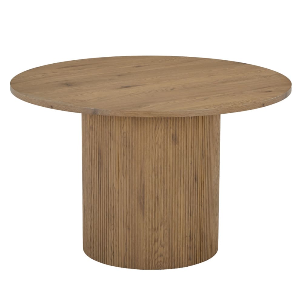 MIDO- Table à manger ronde 4 personnes ø120 cm naturelle