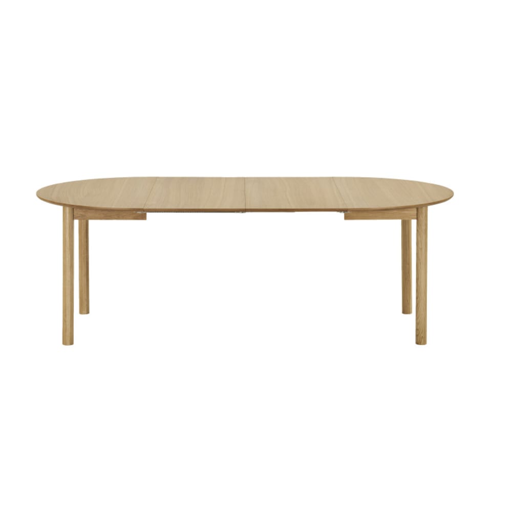 RIMINI- Table à manger extensible Ø120 cm (170- 220 cm) chêne naturel