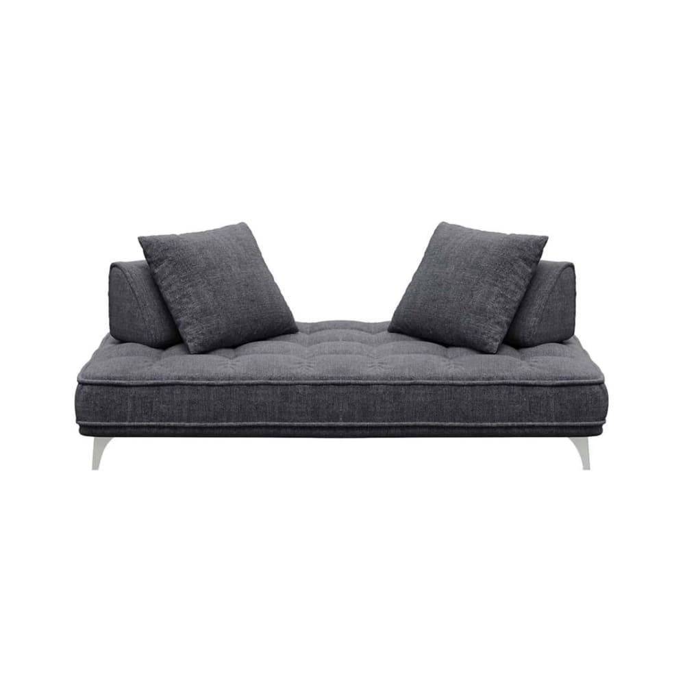 Canapé gris foncé 4 places