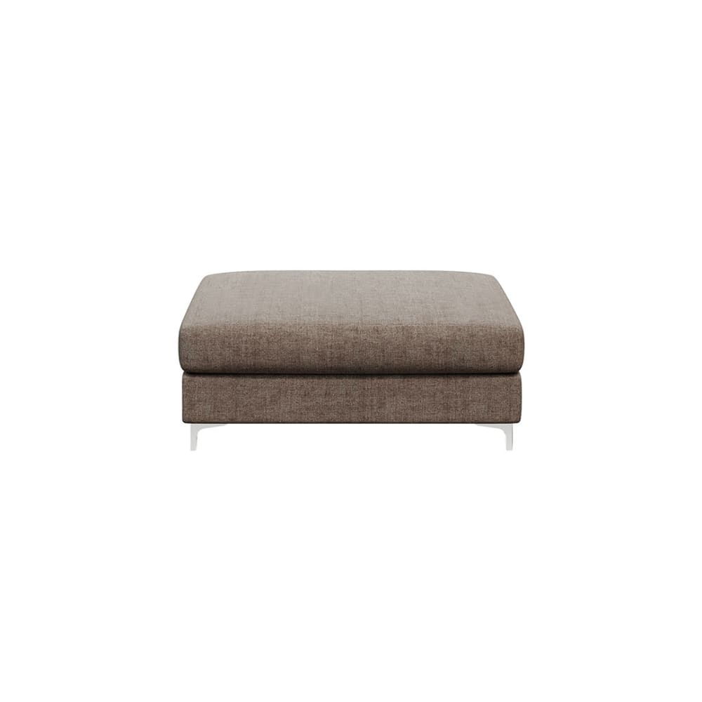 pouf beige foncé l115