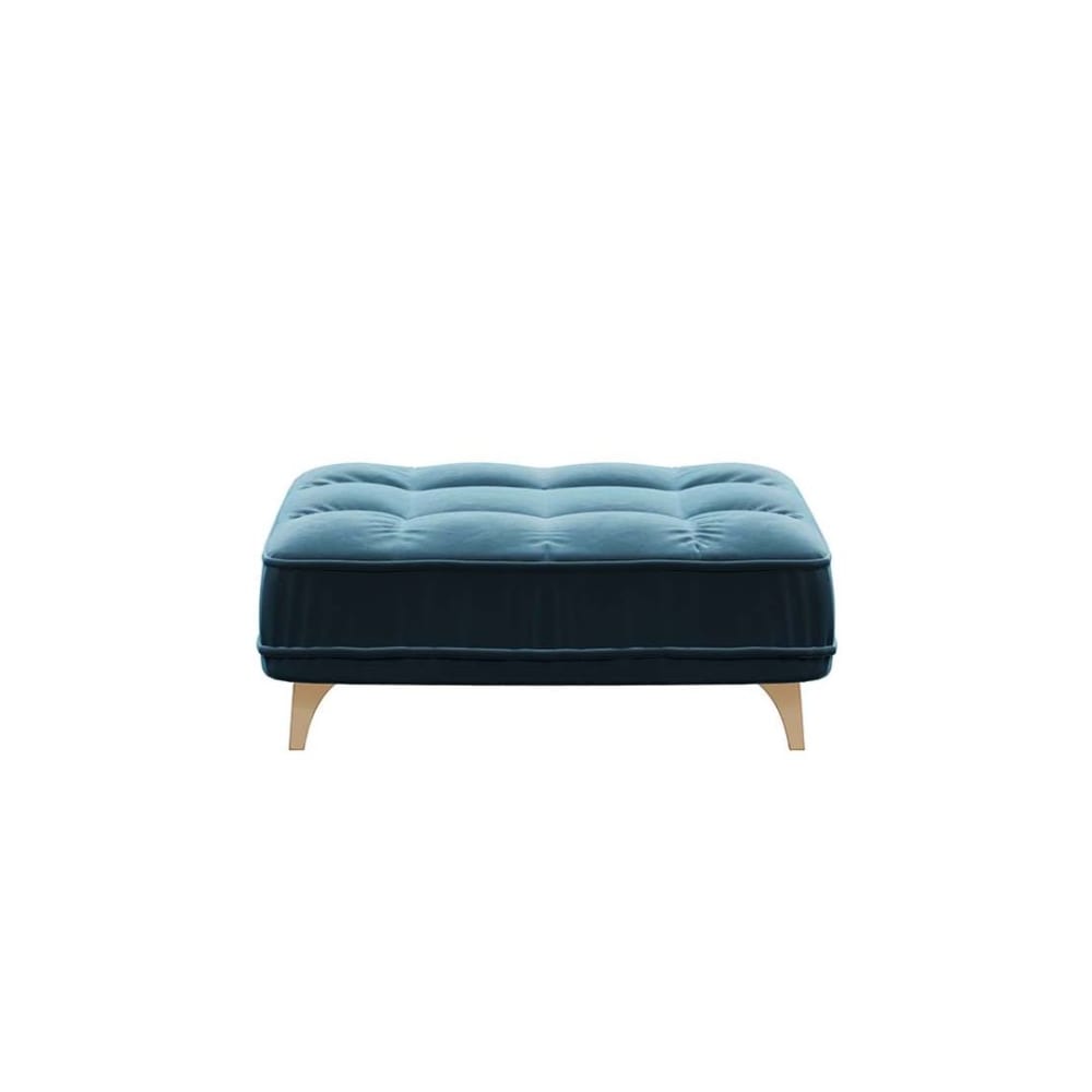 pouf bleu marine foncé