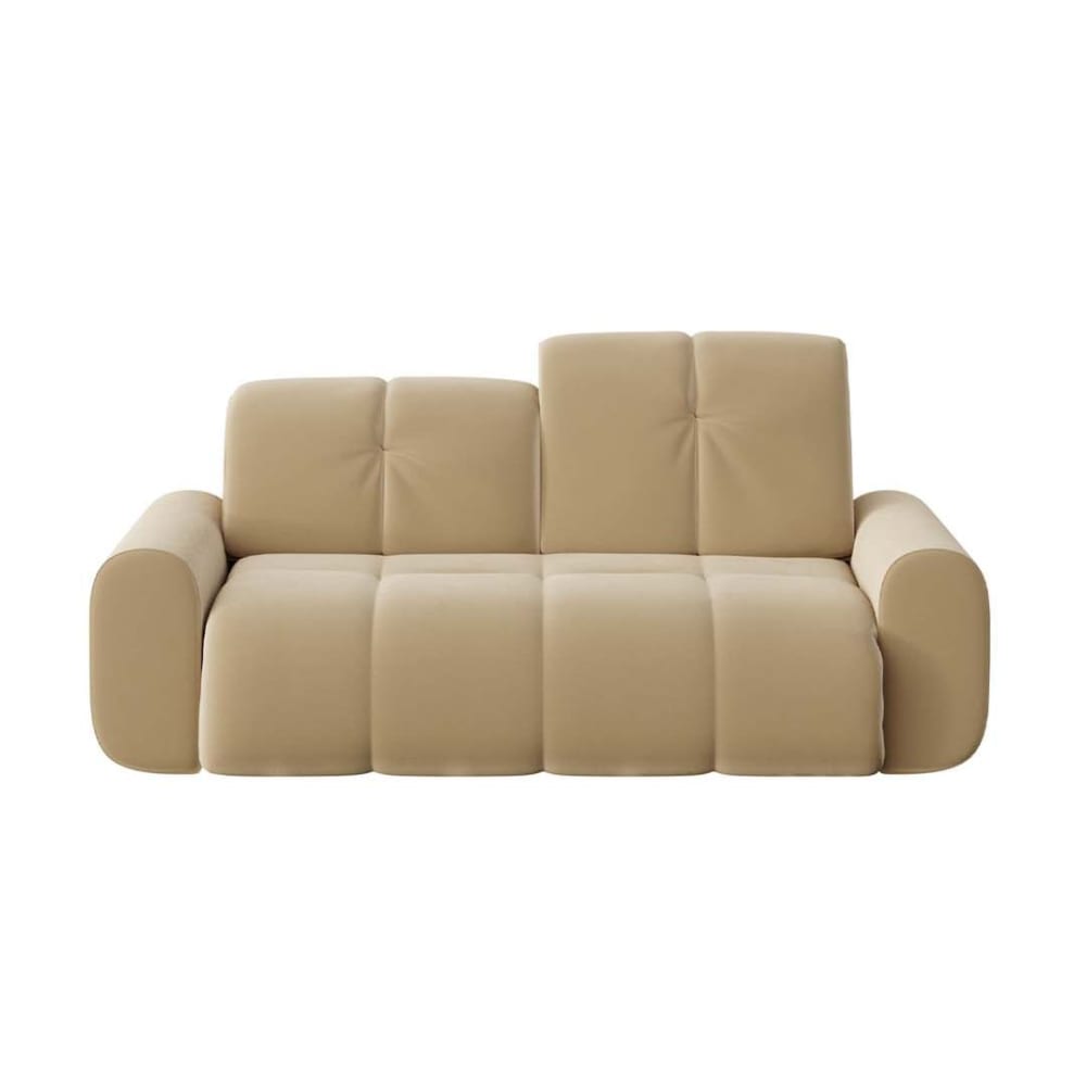 Canapé beige foncé 2 places