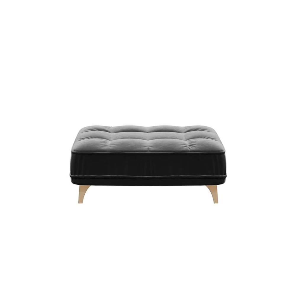 Pouf gris argenté l84