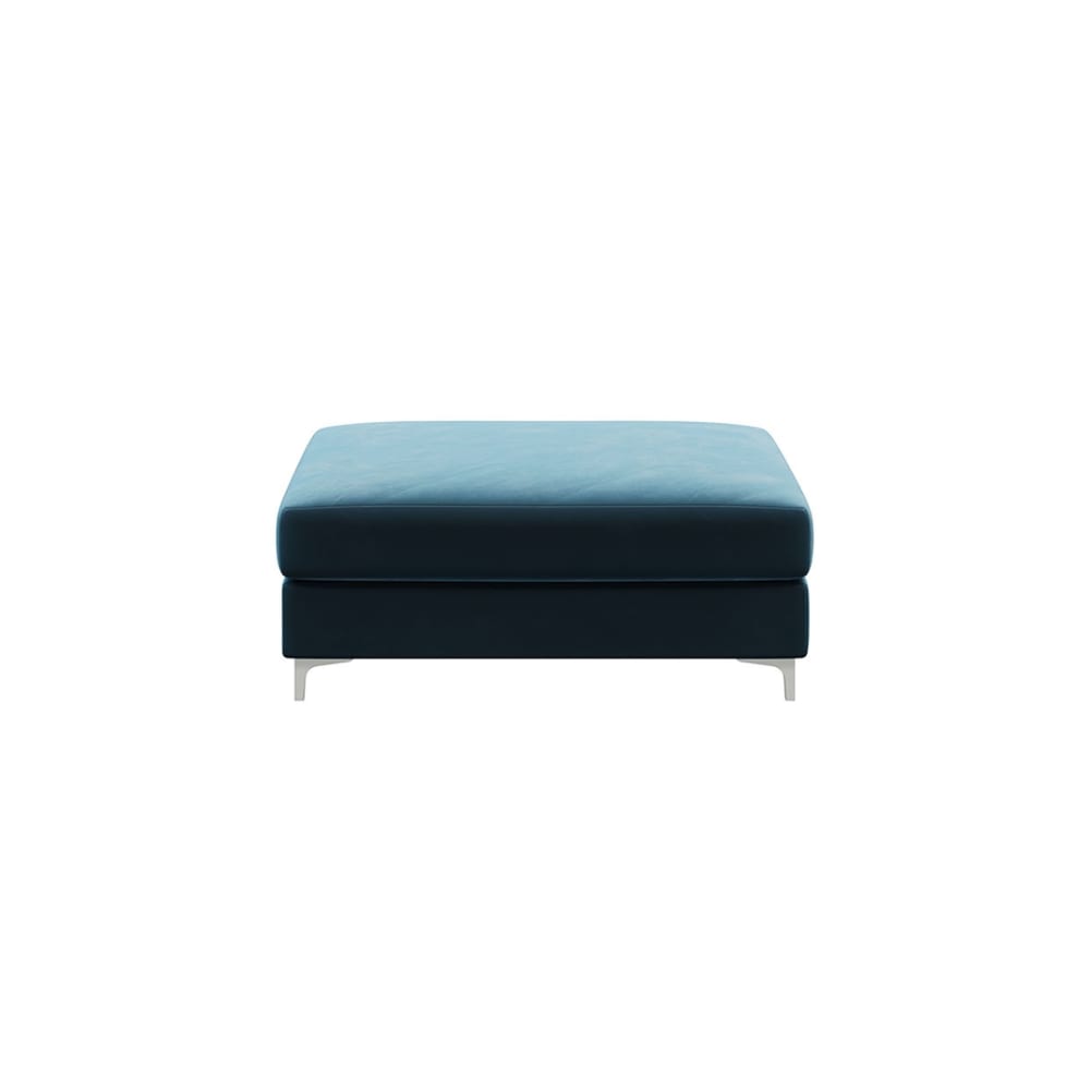 pouf bleu marine foncé