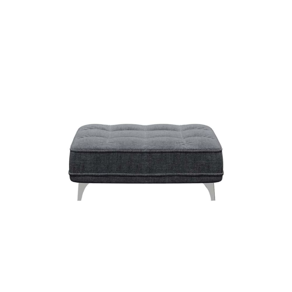 pouf gris foncé l84