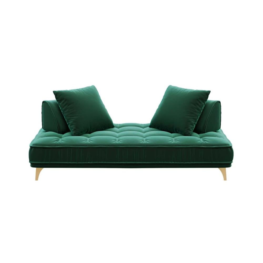 Canapé vert foncé 4 places