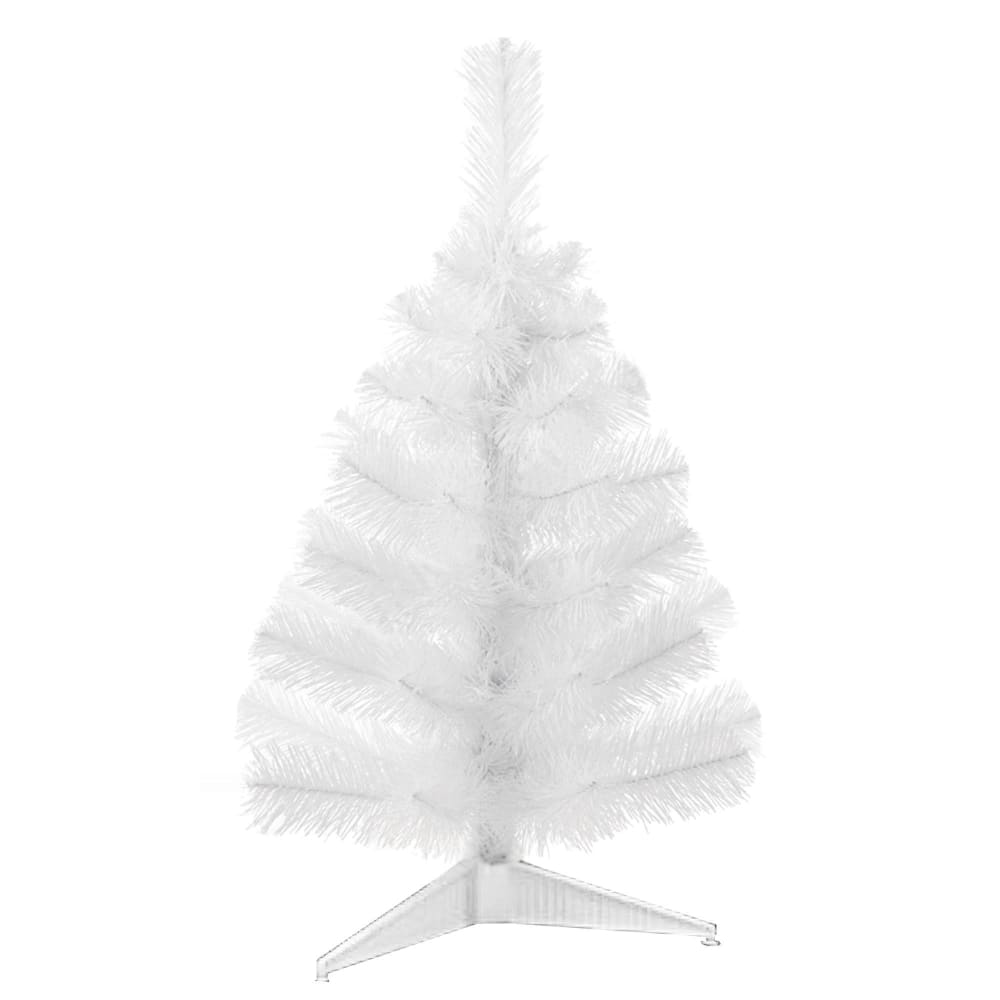 Árbol de navidad en pvc blanco de 70 cm